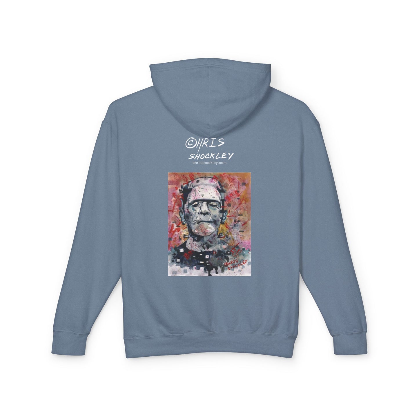 Glitch Monster (Frankenstein) Graphic Lightweight Hoodie for Horror Fans