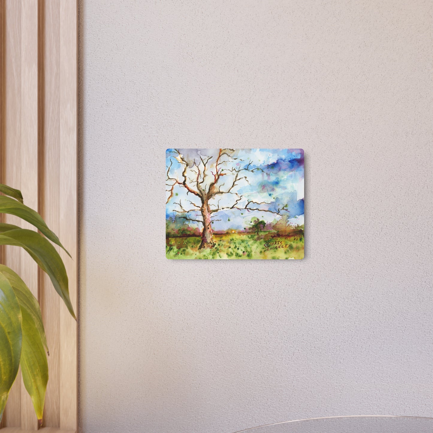 In the learning stands a boxer - Metal Art Print