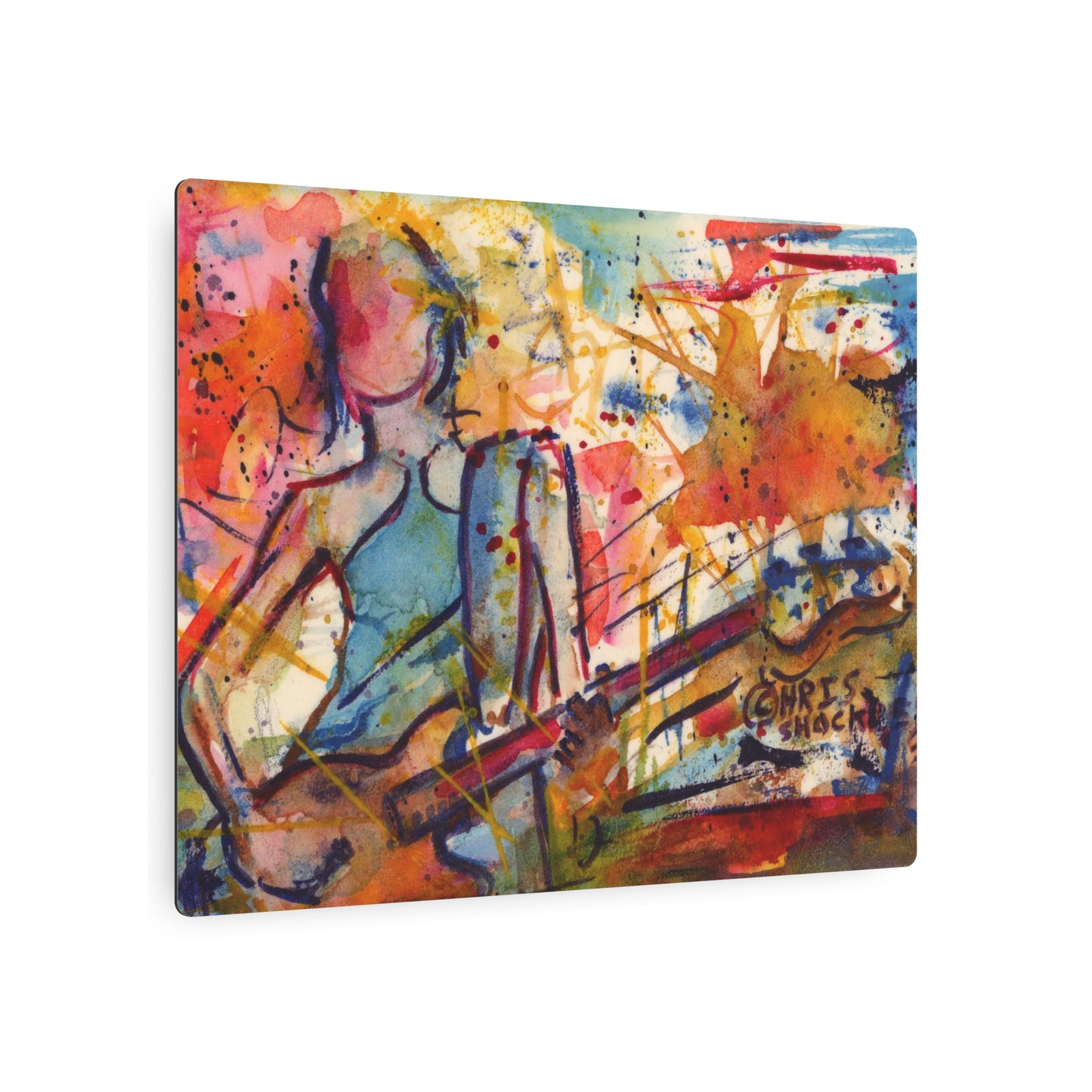 Low end noise and the space in between- Metal Art Print