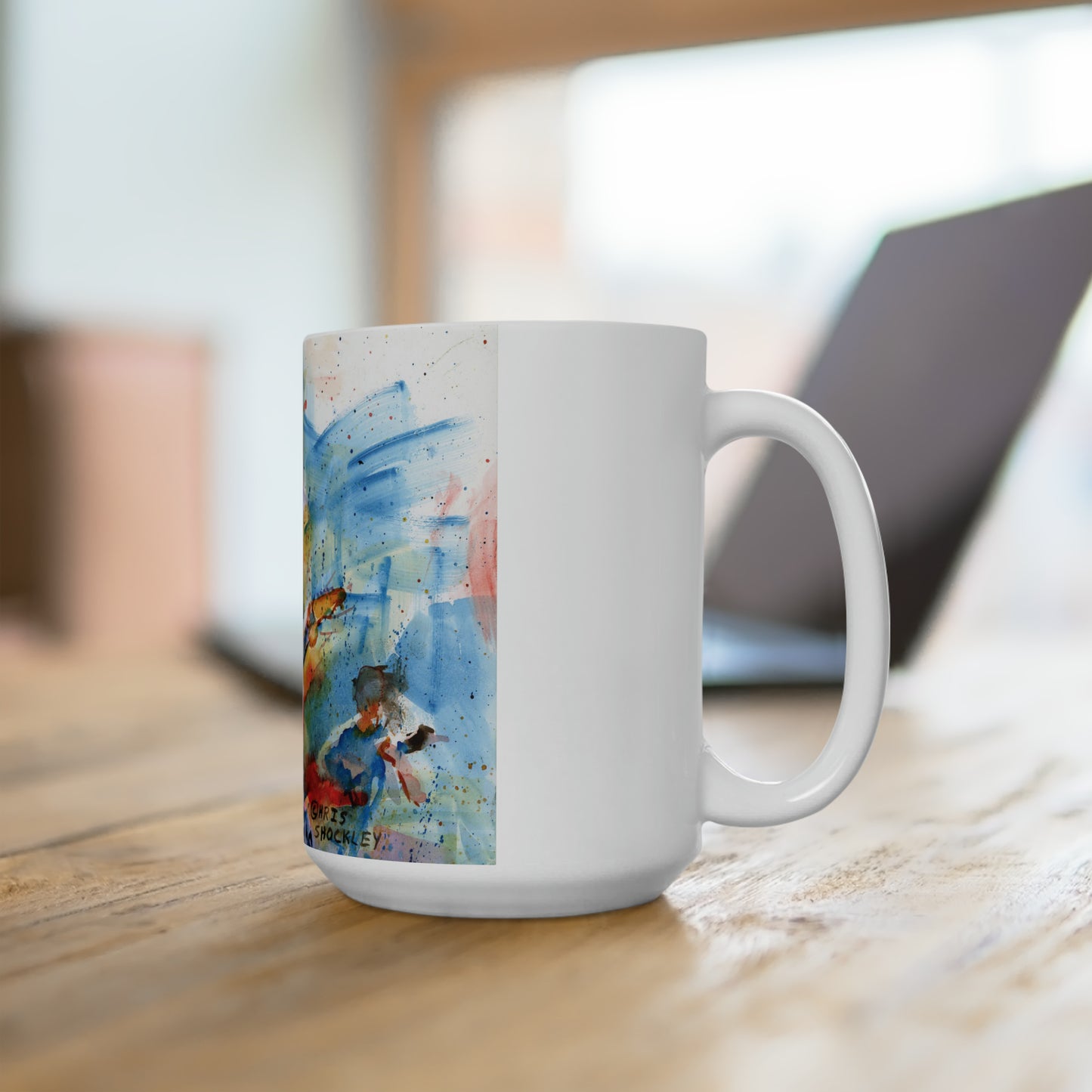 Untitled Guitarist - Ceramic Mug 15oz