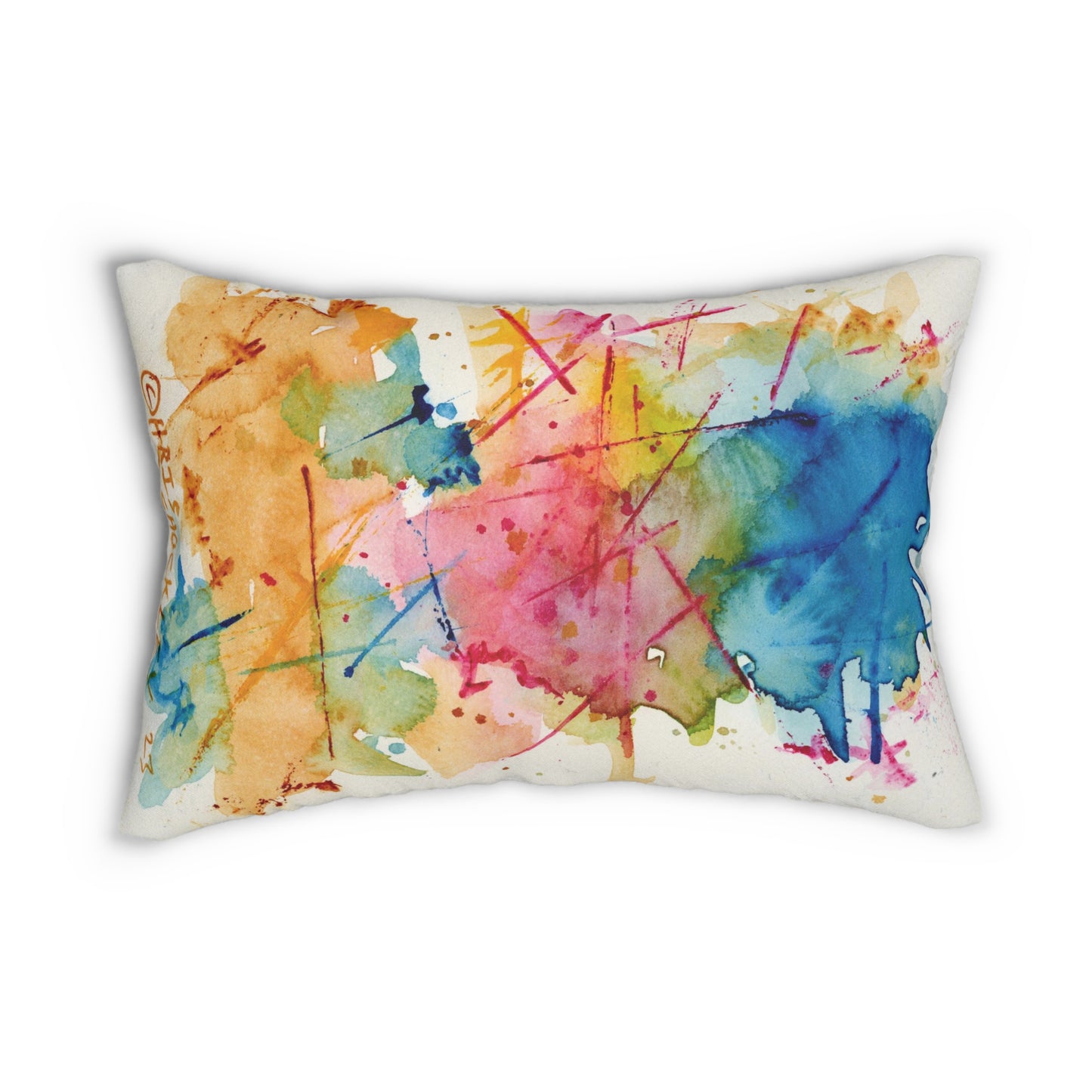 Echoes of Spring - Spun Polyester Lumbar Pillow