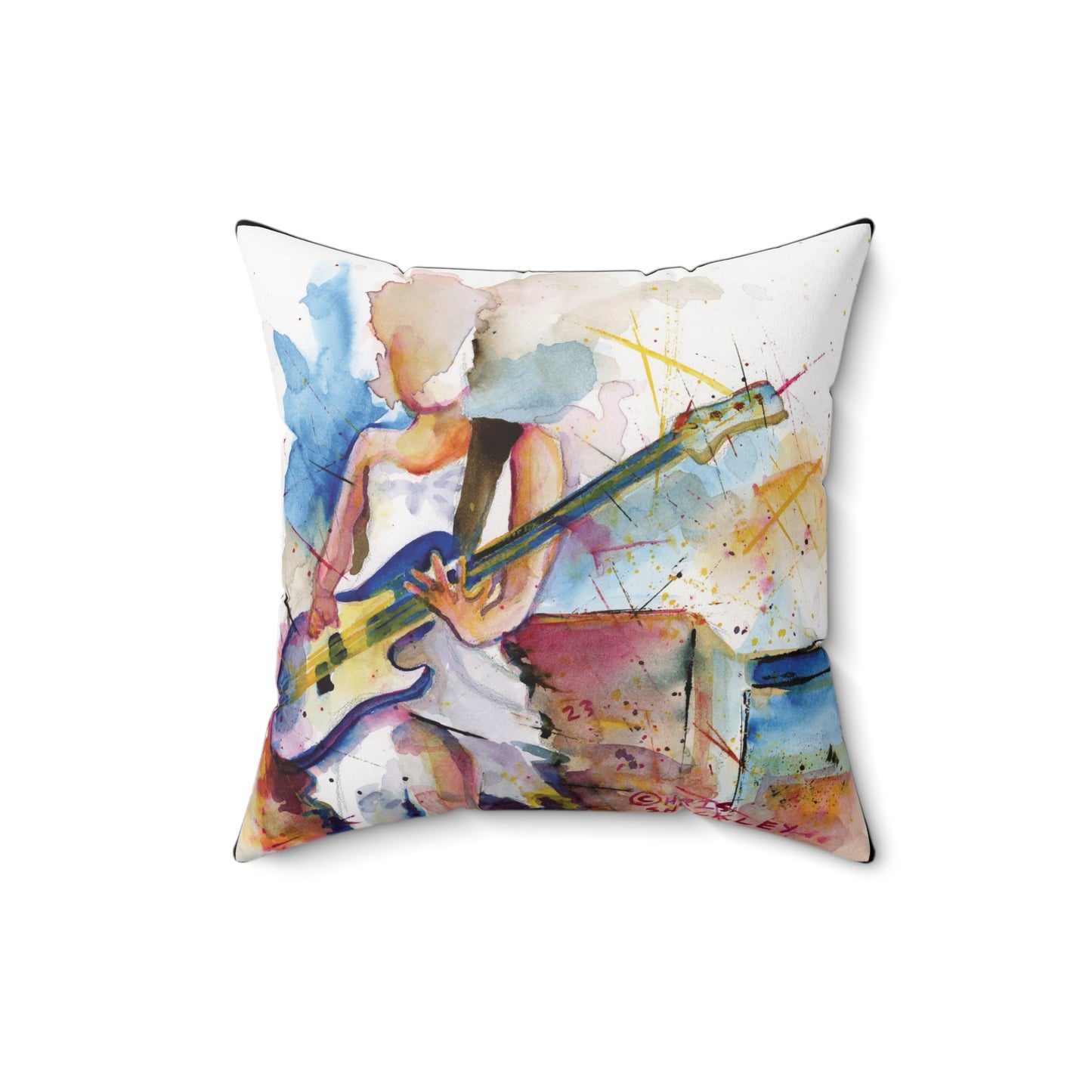 Low Frequency Infatuation - Spun Polyester Square Pillow