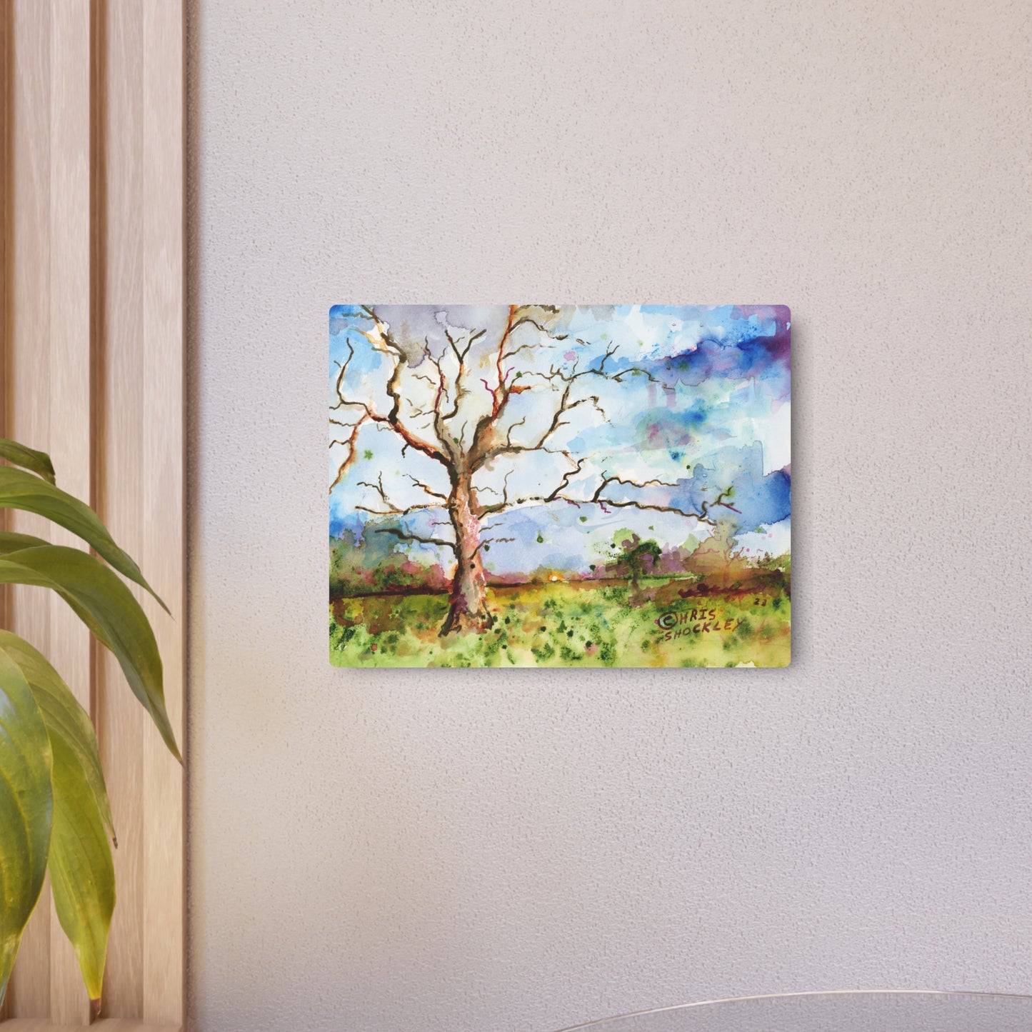 In the learning stands a boxer - Metal Art Print