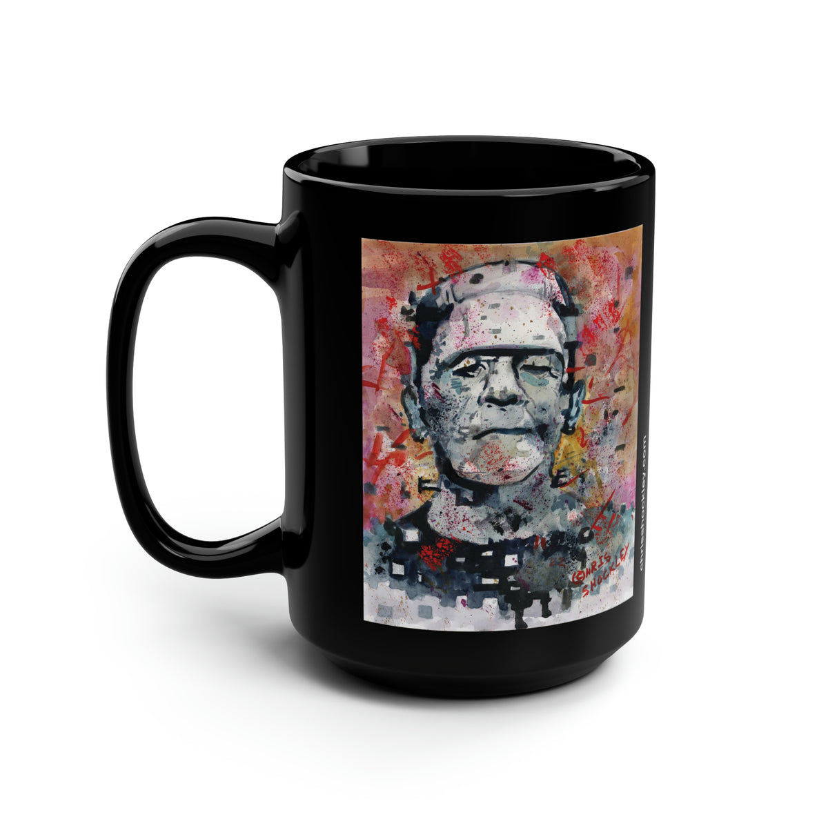 Frankenstein - Black Mug, 15oz