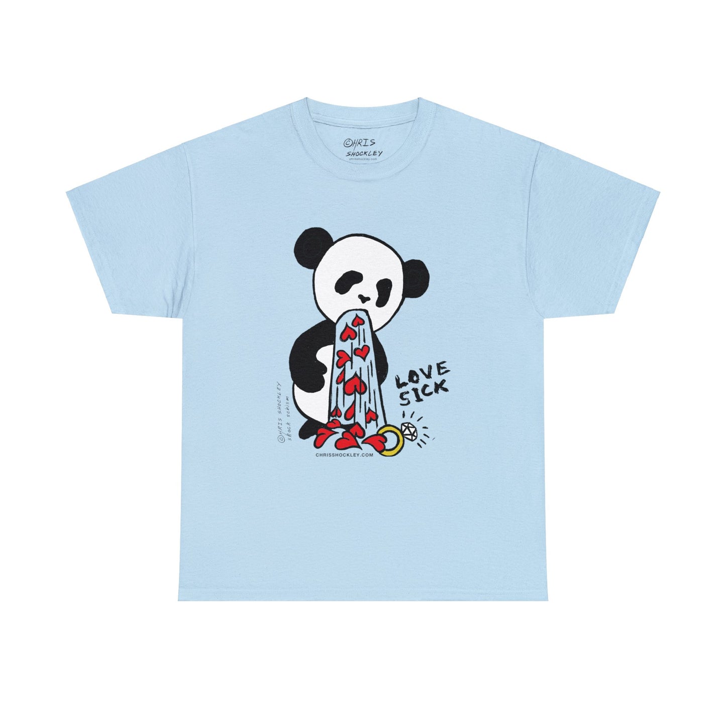 Love Sick Panda - Unisex Heavy Cotton Tee