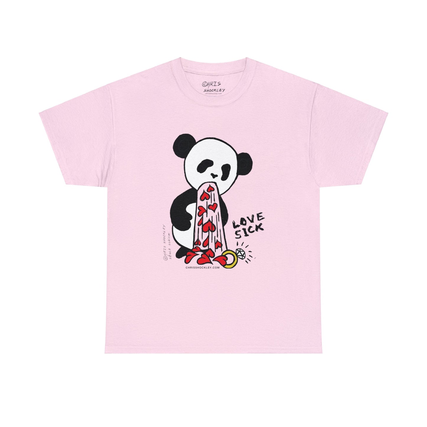Love Sick Panda - Unisex Heavy Cotton Tee