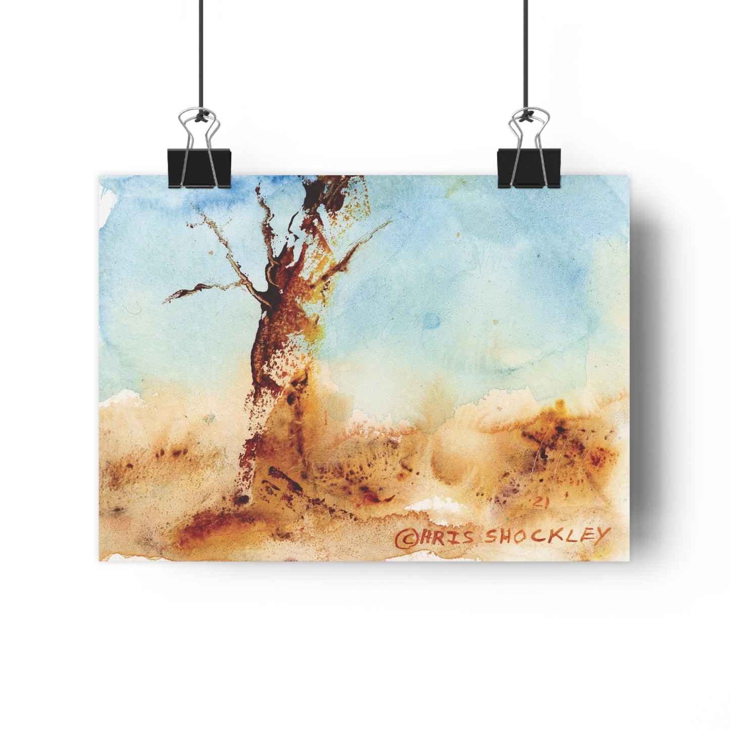 Golden Ghost - Giclée Art Print