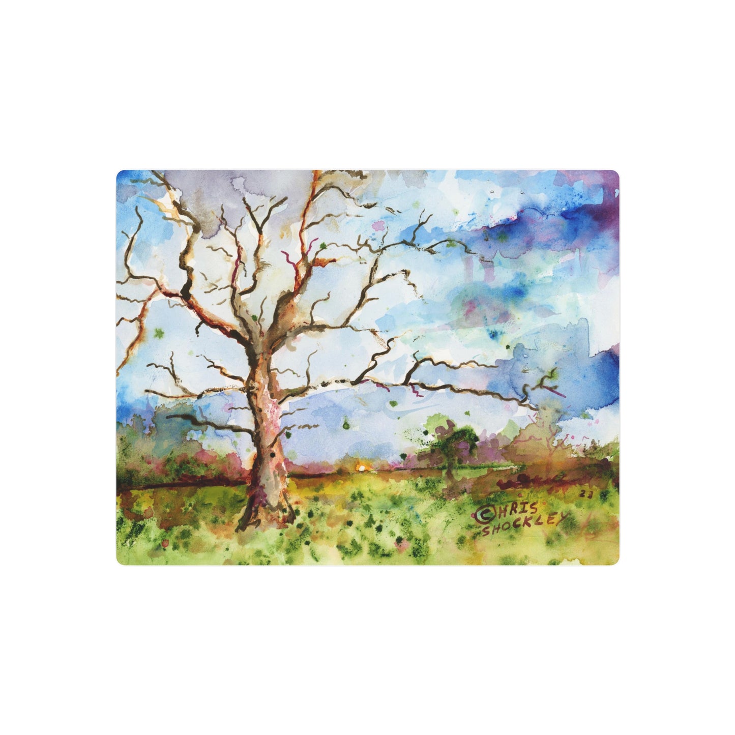 In the learning stands a boxer - Metal Art Print