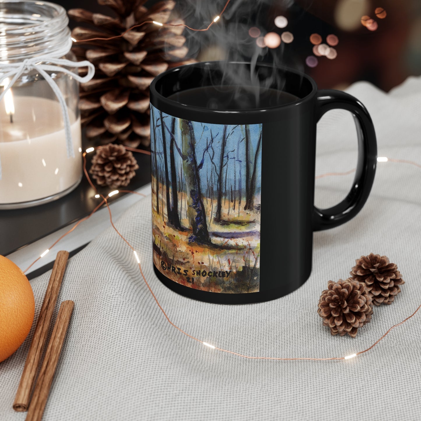 UNTITLED LANDSCAPE 1 - 11oz Black Mug