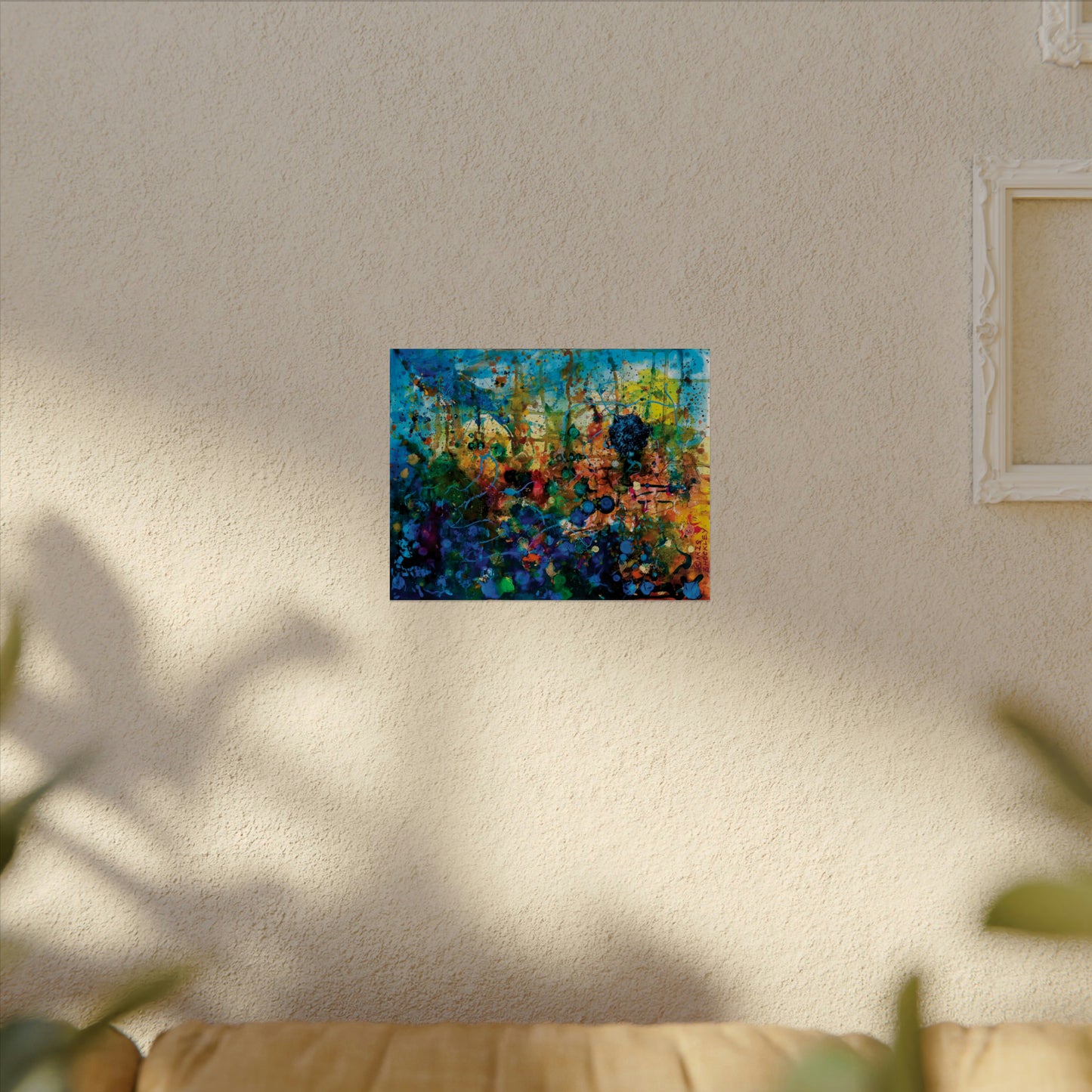 Dissolution and Rebirth - Textured Watercolor Matte Posters