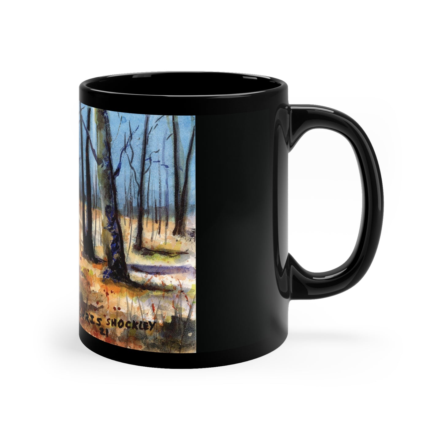 UNTITLED LANDSCAPE 1 - 11oz Black Mug