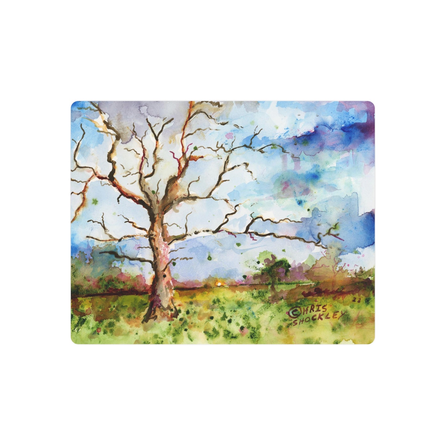 In the learning stands a boxer - Metal Art Print
