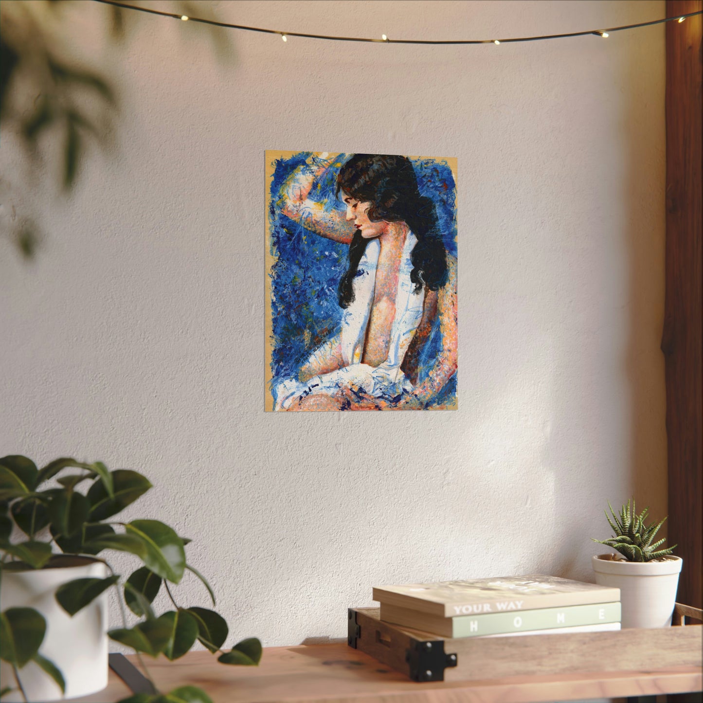 The Ultimate Star - Textured Watercolor Matte Print