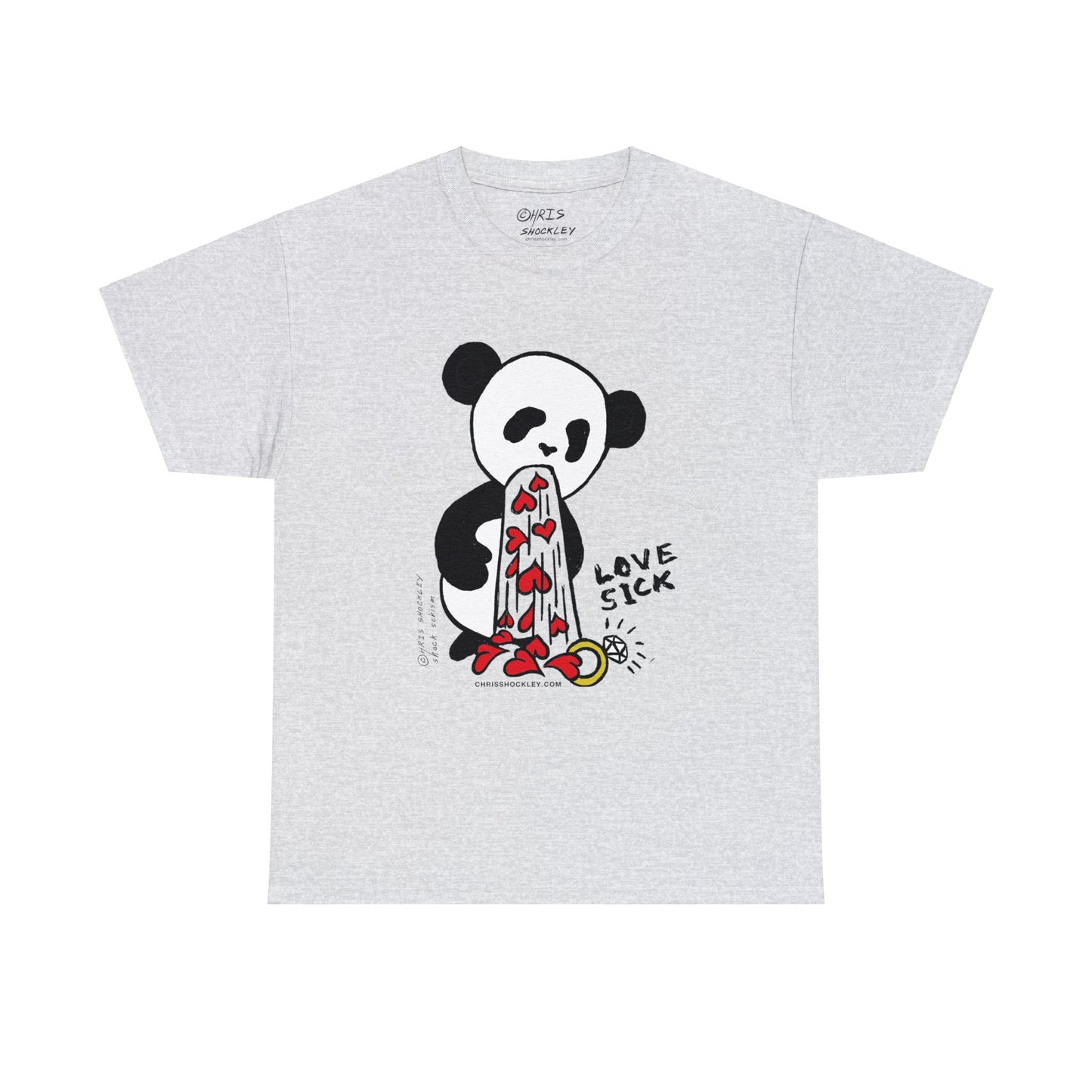 Love Sick Panda - Unisex Heavy Cotton Tee