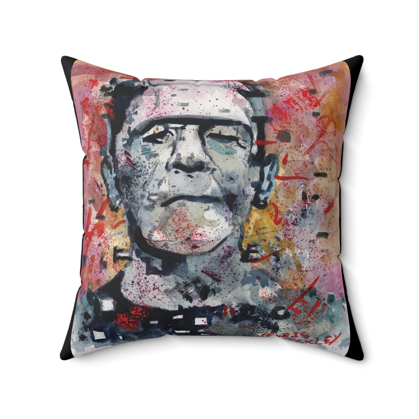 Frankenstein - Spun Polyester Square Pillow
