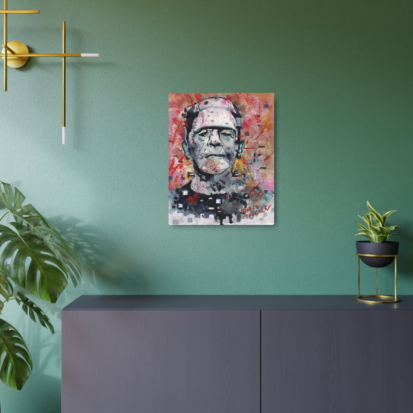 Frankenstein - Metal Art Print
