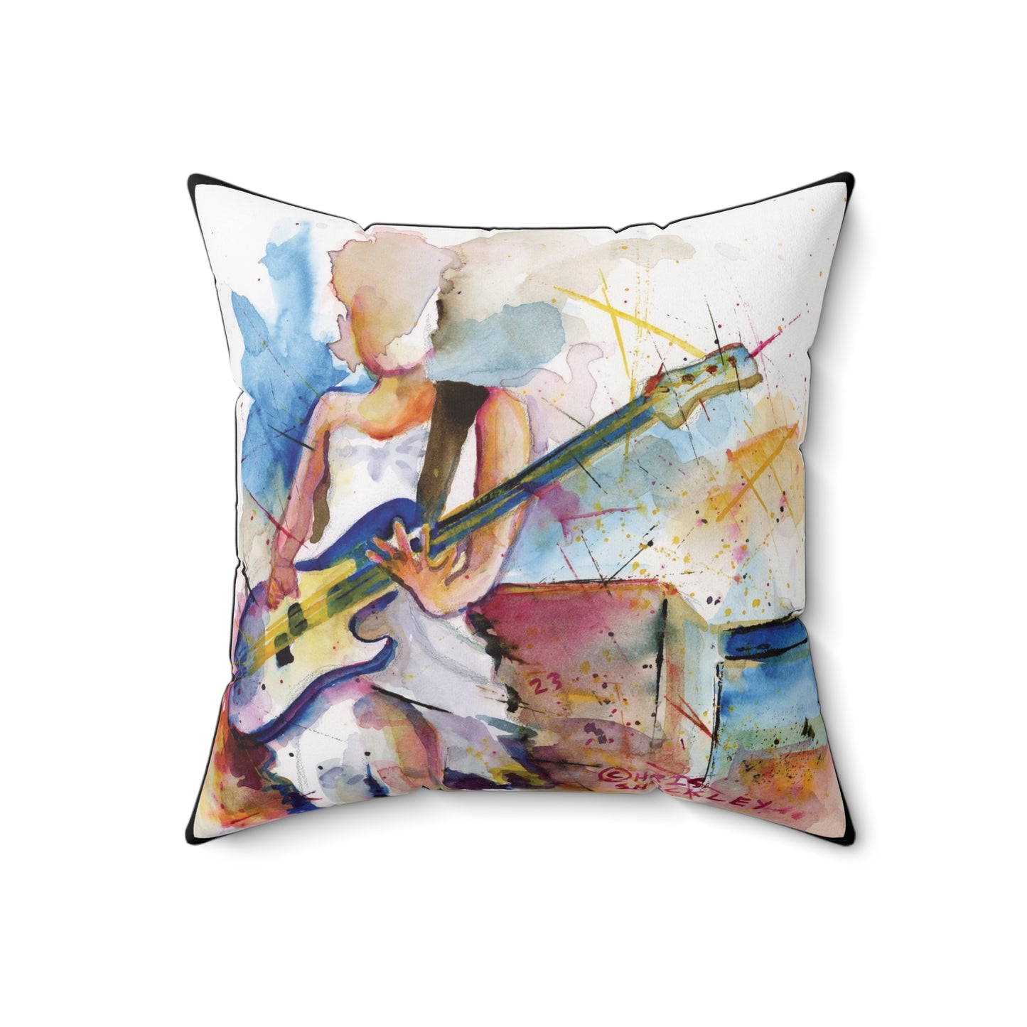 Low Frequency Infatuation - Spun Polyester Square Pillow