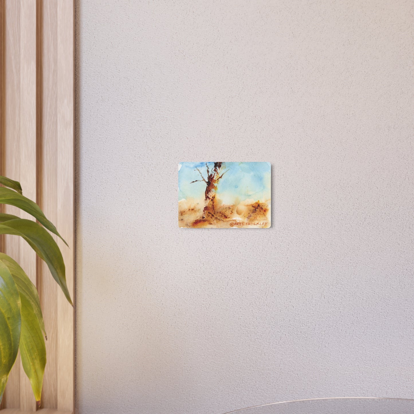 Golden Ghost - 7”x5” Metal Print