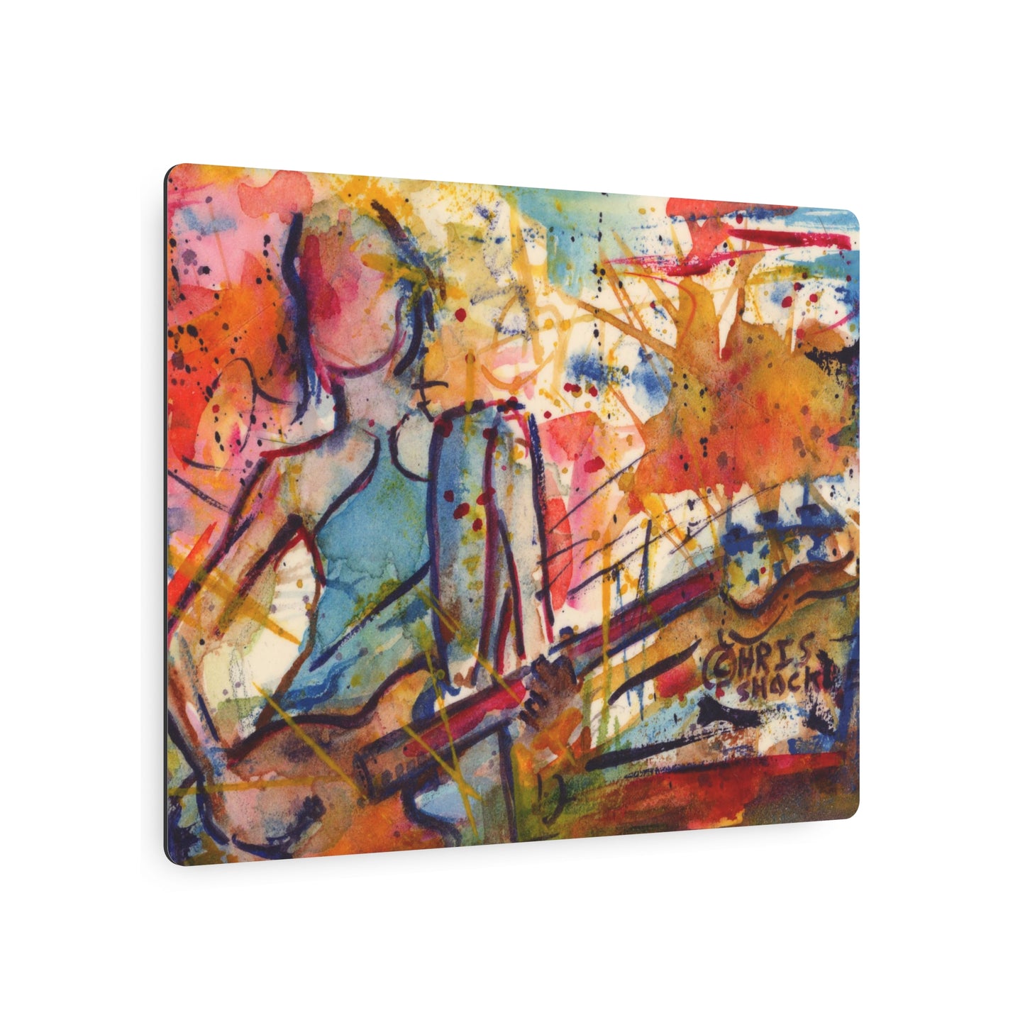 Low end noise and the space in between- Metal Art Print