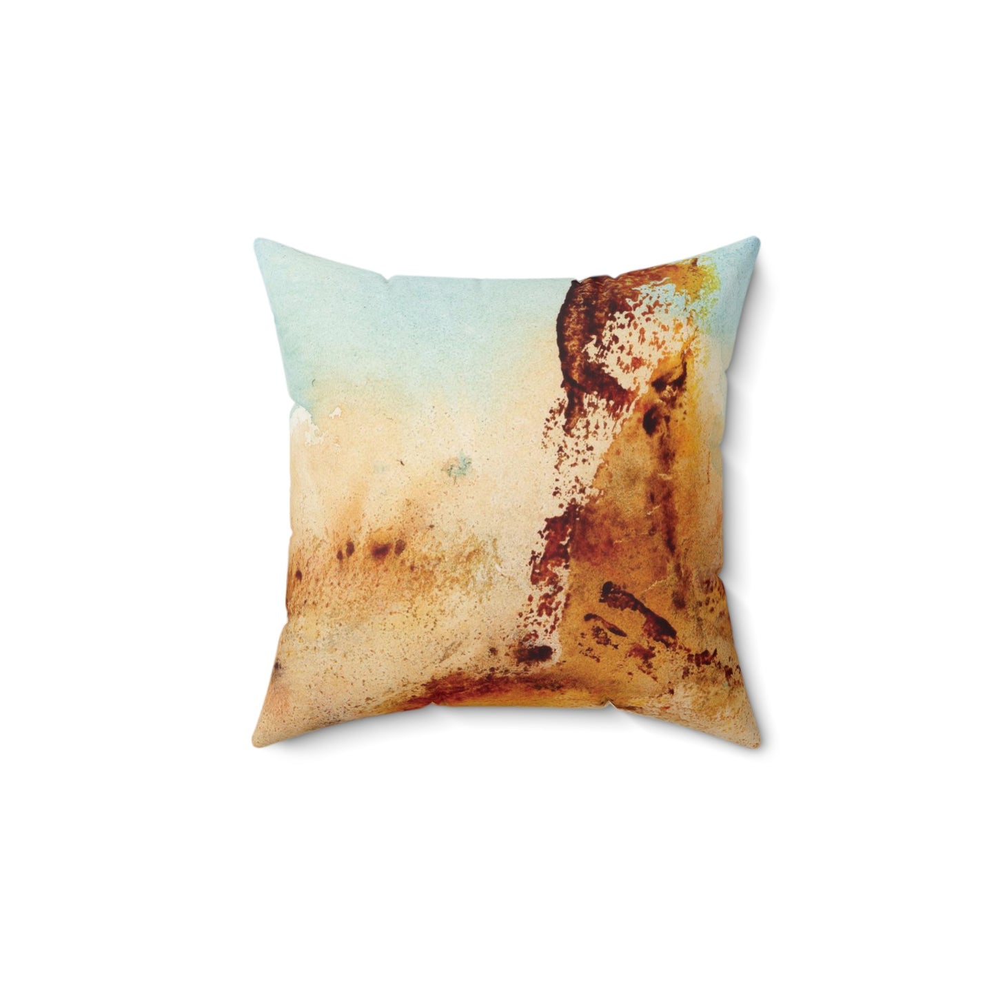 Golden Ghost - Spun Polyester Square Pillow