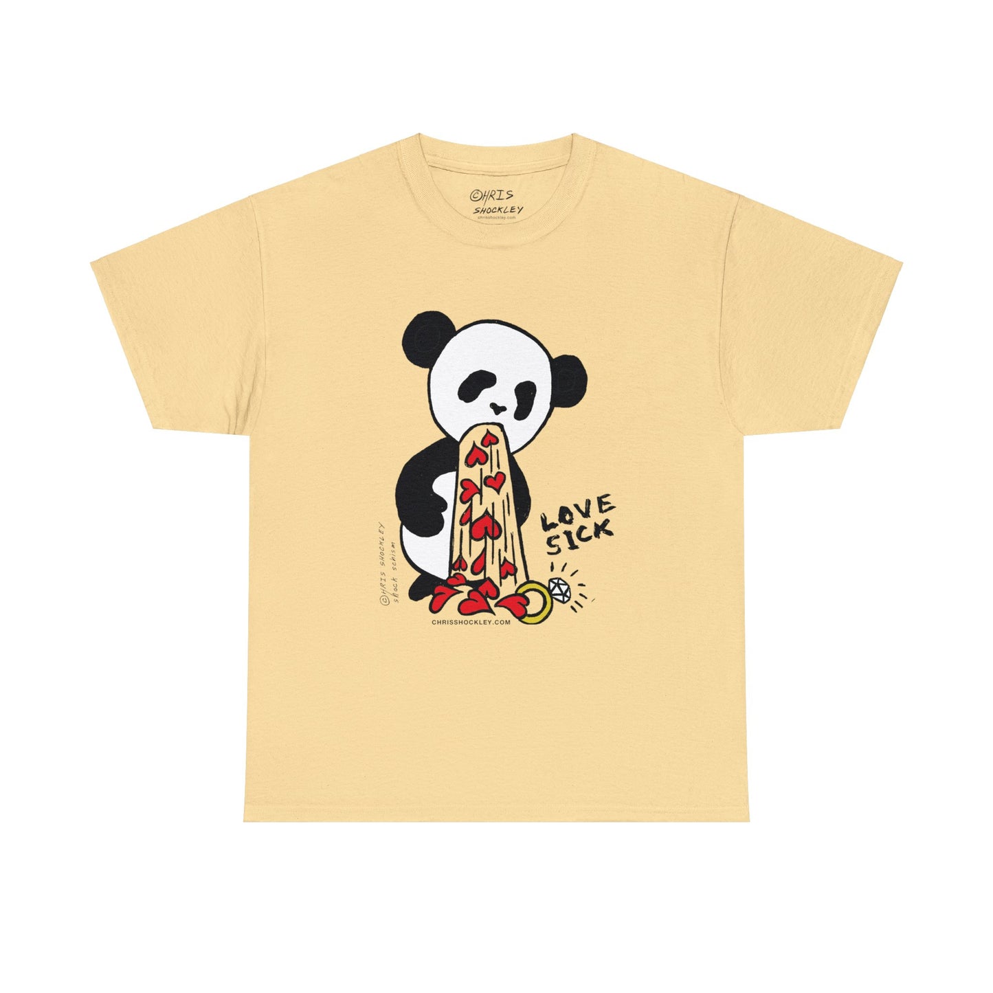 Love Sick Panda - Unisex Heavy Cotton Tee