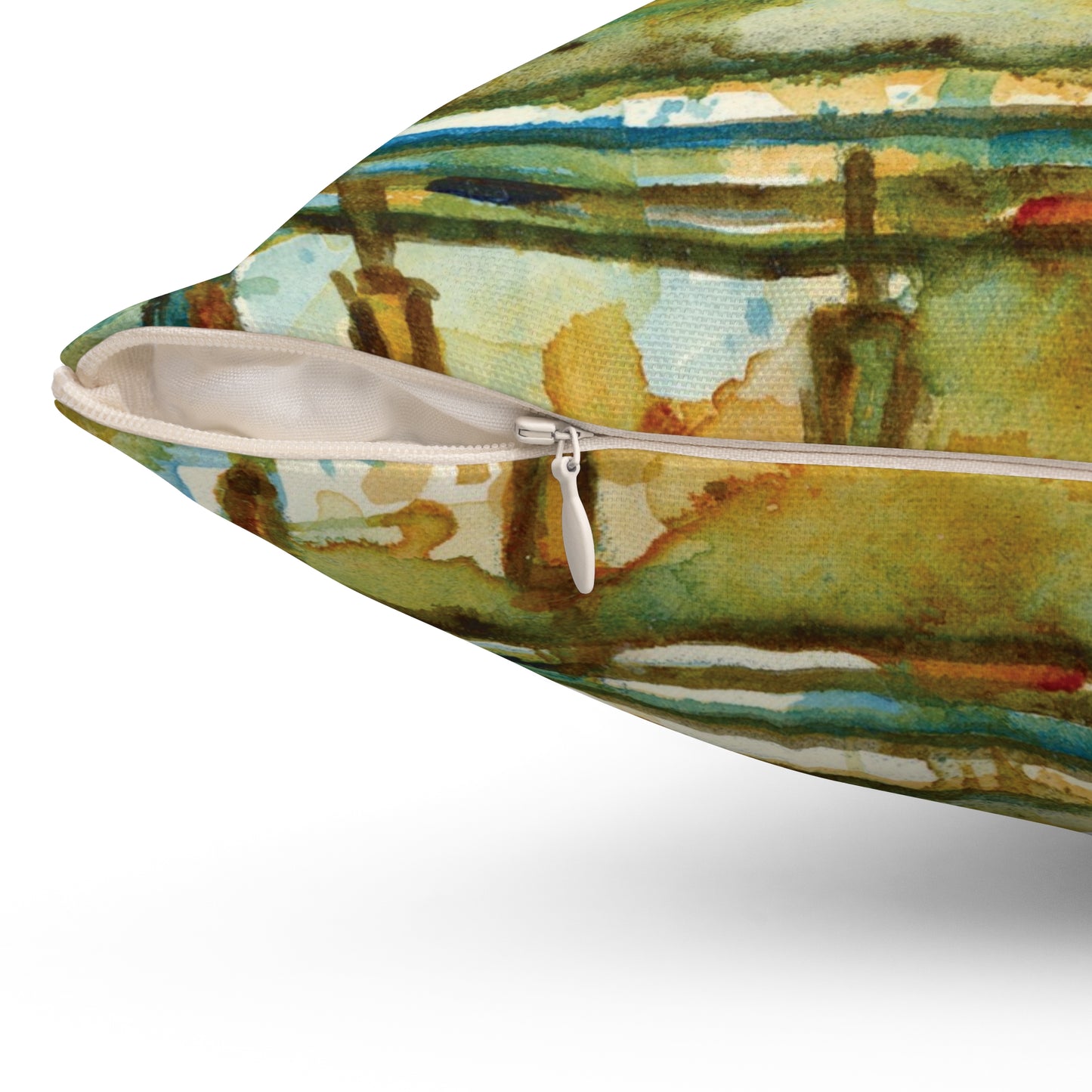 Burning - Spun Polyester Square Pillow