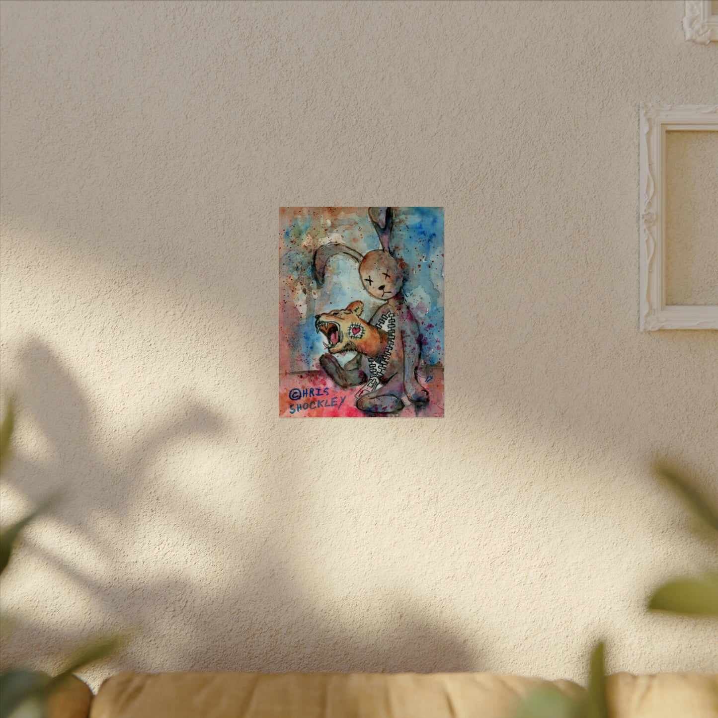 Hear Me Roar - Textured Watercolor Matte Print