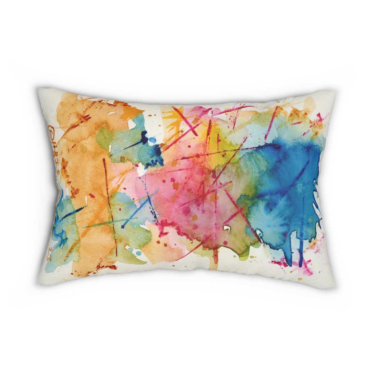 Echoes of Spring - Spun Polyester Lumbar Pillow