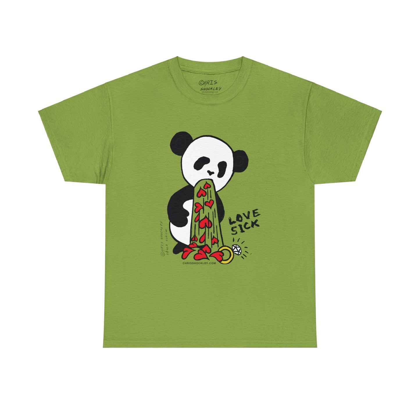 Love Sick Panda - Unisex Heavy Cotton Tee