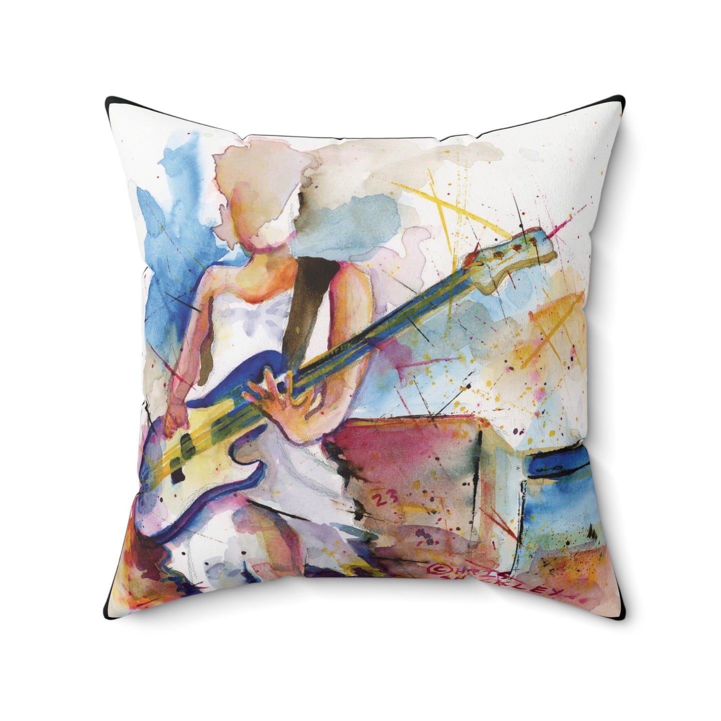 Low Frequency Infatuation - Spun Polyester Square Pillow