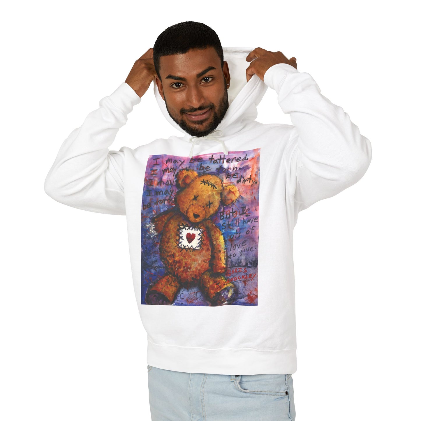 I may be tattered. I may be torn. I may be dirty. I may be worn. But I still have lots of love to give - Lightweight Hoodie