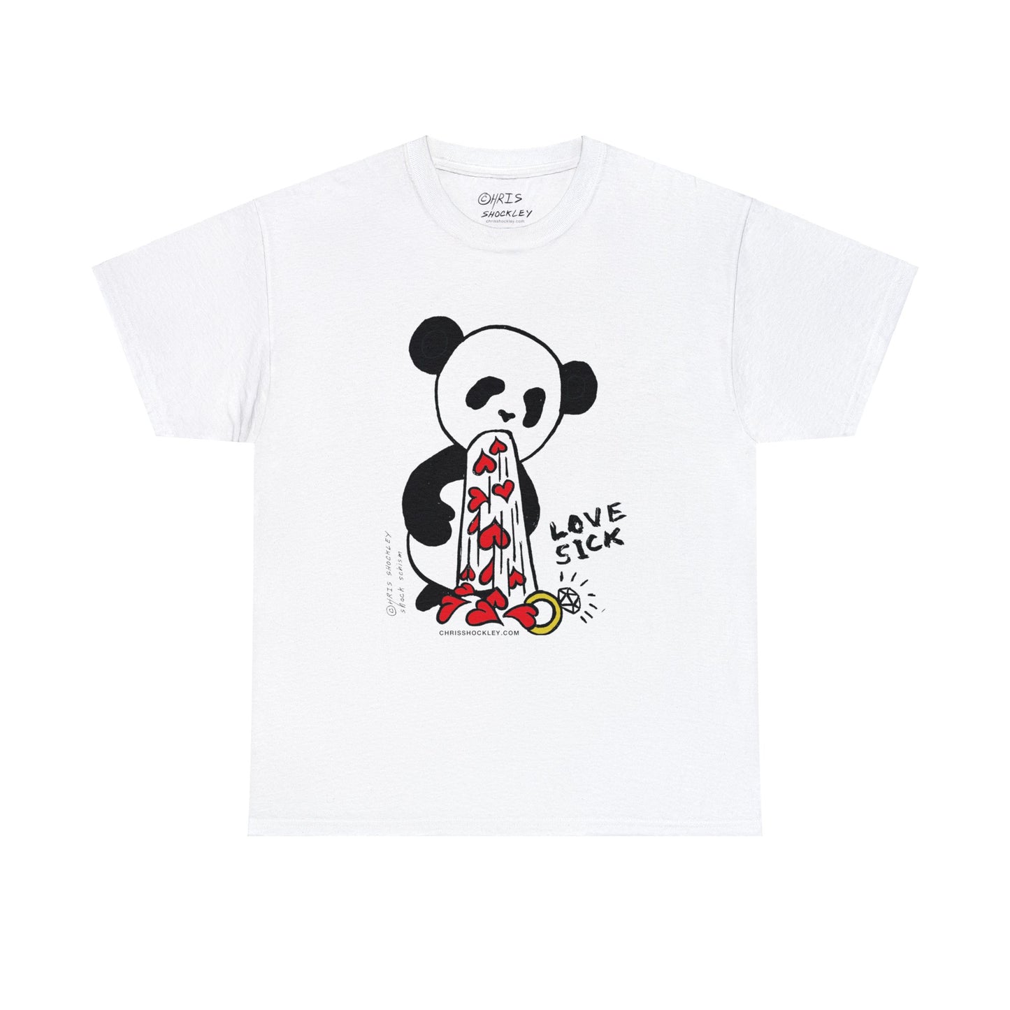 Love Sick Panda - Unisex Heavy Cotton Tee