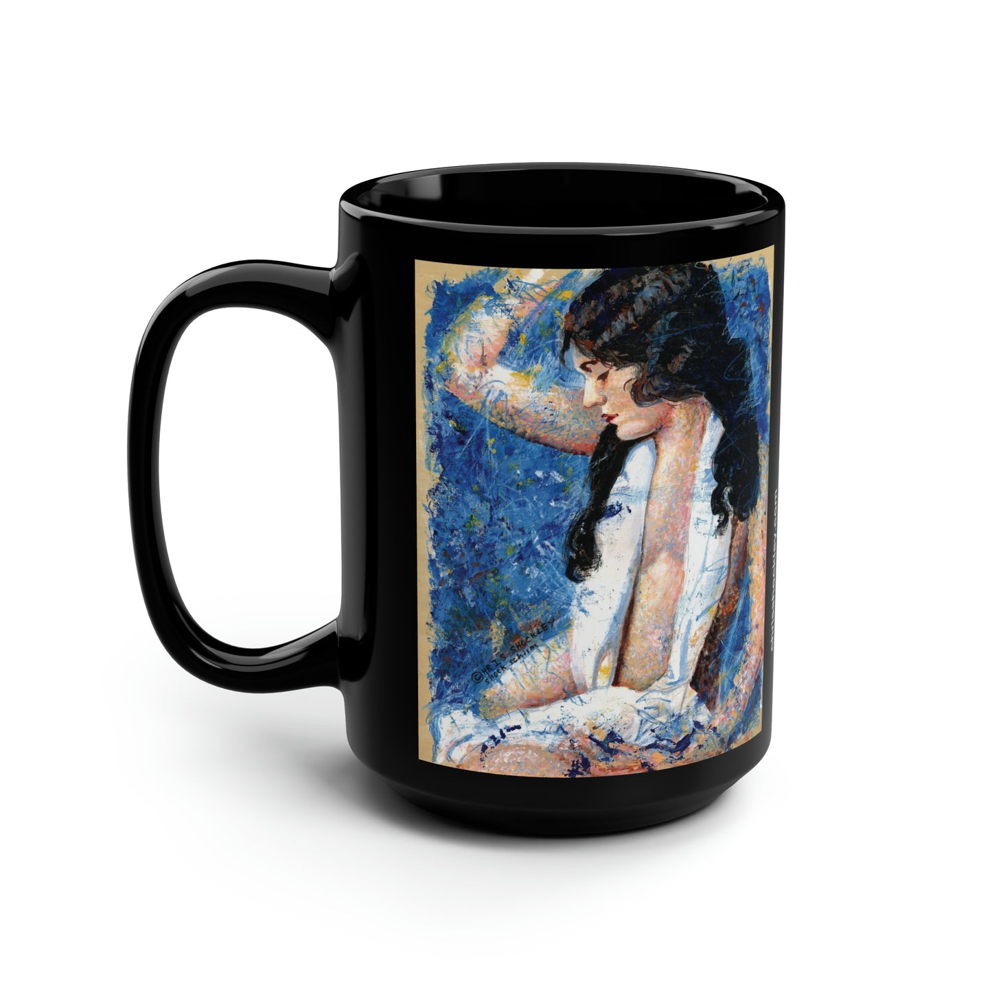 The Ultimate Star - Black Mug, 15oz