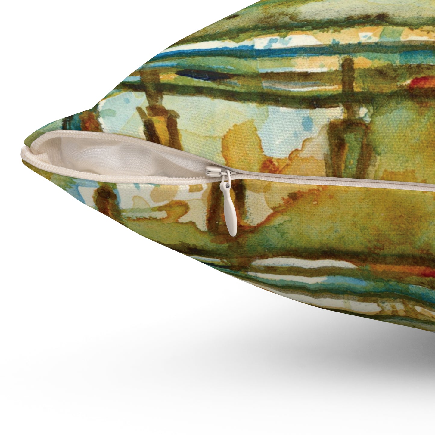 Burning - Spun Polyester Square Pillow
