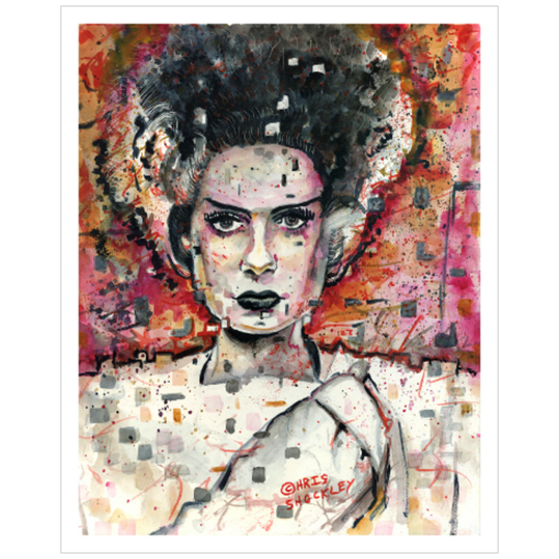 The Bride Glitch Monster - Collection: Archival Matte Giclee Prints