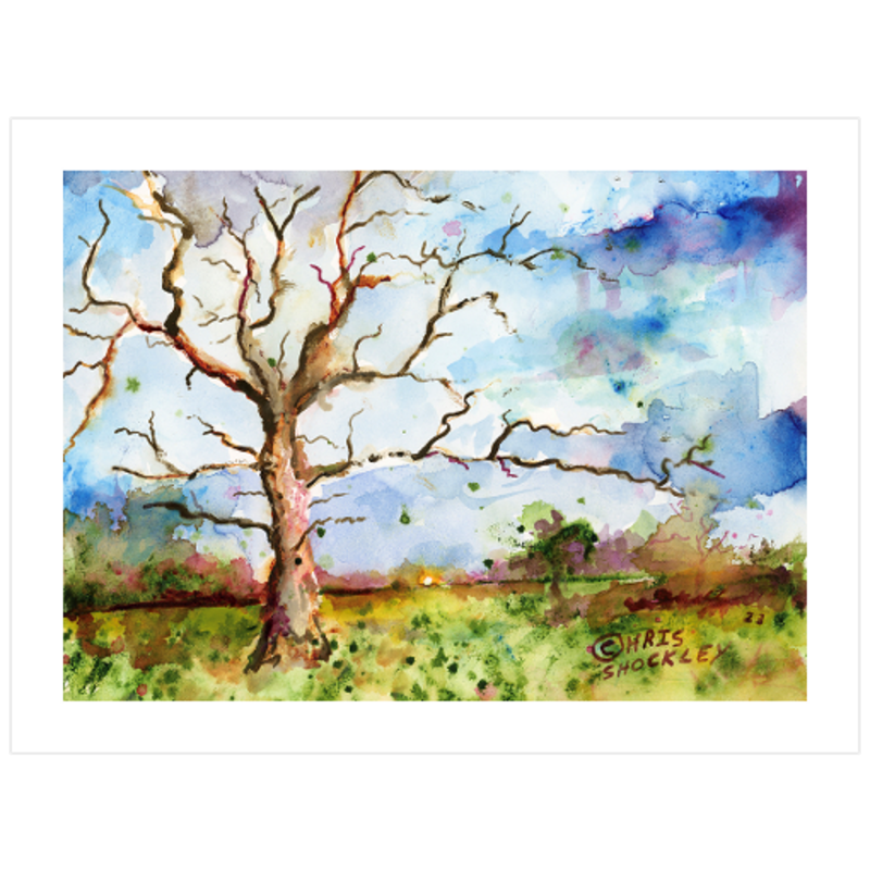 In the clearing stands a boxer - Archival Matte Giclee Print