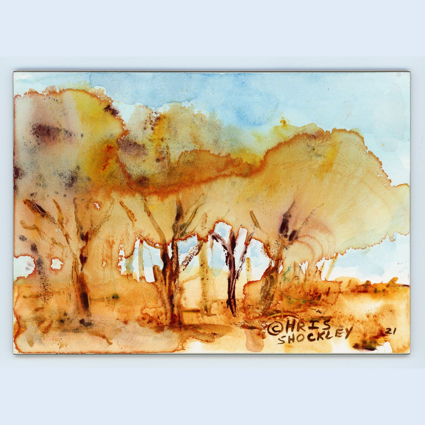 AUTUMN APPARITIONS - original painting