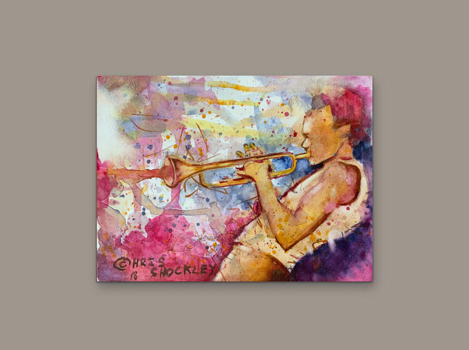 IN THE ZONE - original painting