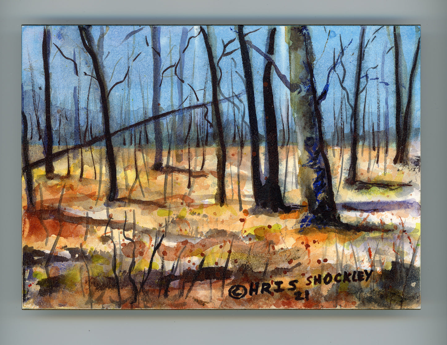 UNTITLED LANDSCAPE 1 - original painting