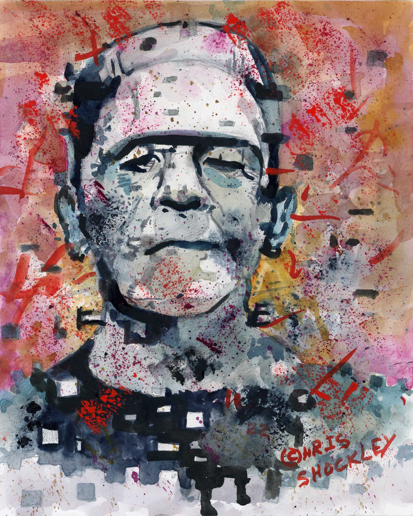 Frankenstein - original painting