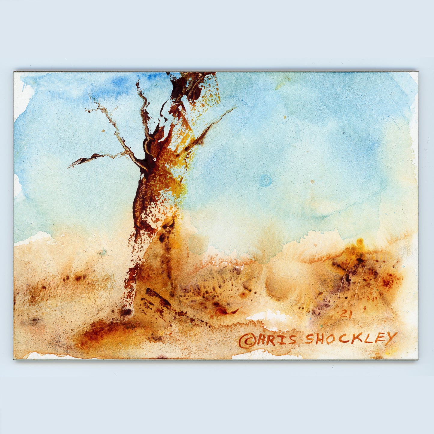 GOLDEN GHOST - original painting