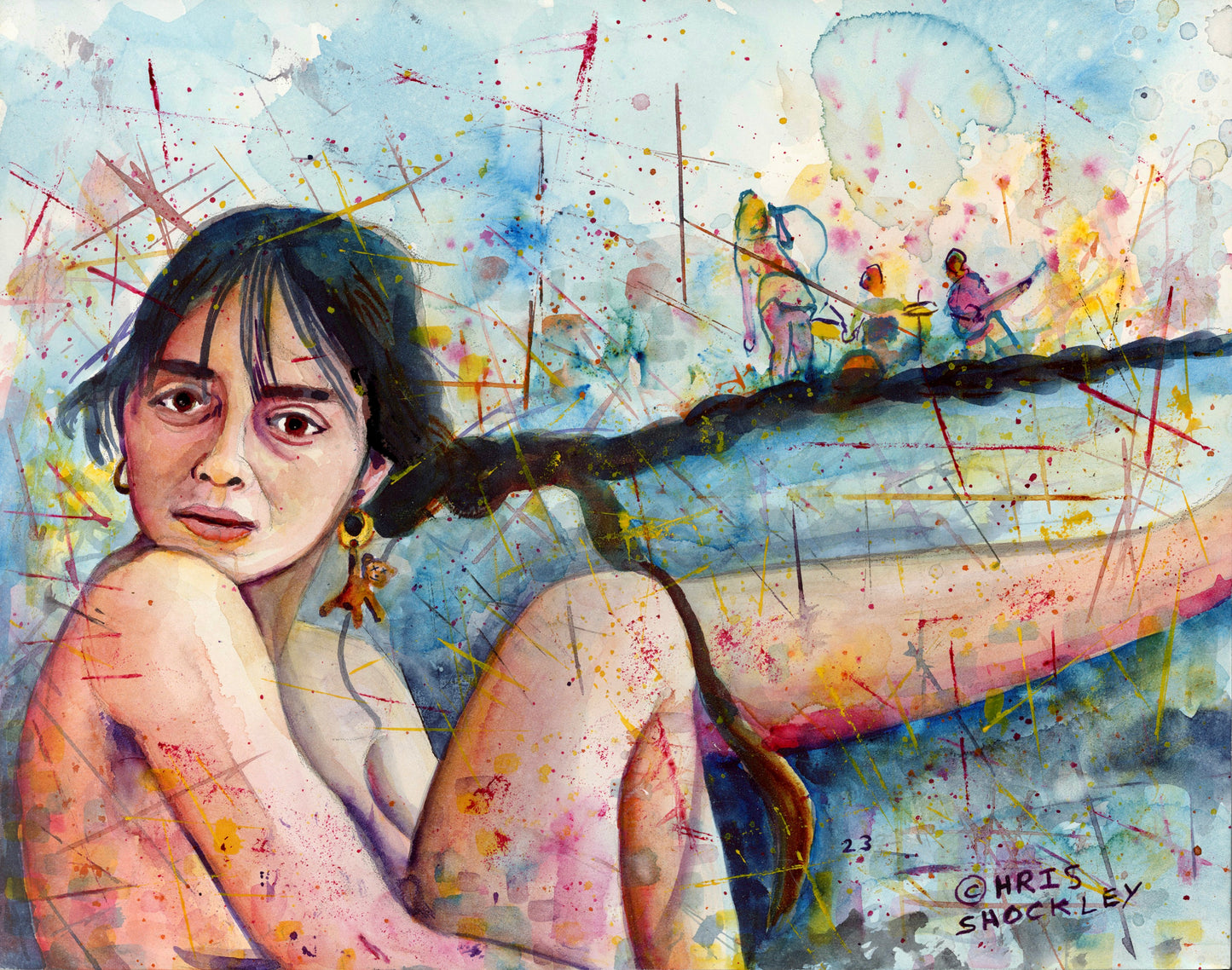 Playful Noise - original painting