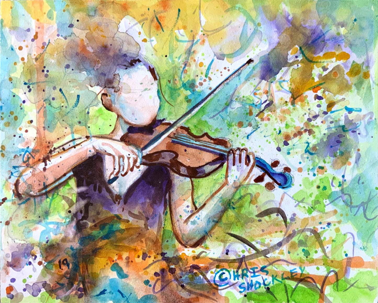 fall concerto - original painting