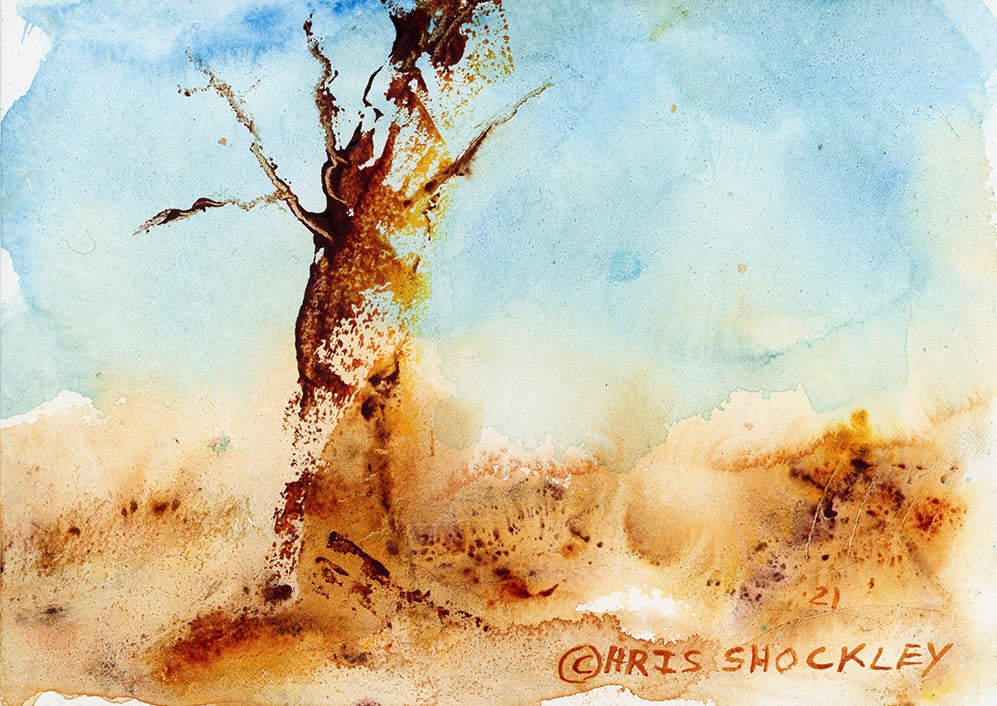 GOLDEN GHOST - original painting