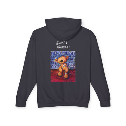 Mend yourself. Repair and renew. No one else can do it for you. - Lightweight Hoodie