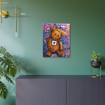 I may be tattered... But I still have lots of love to give.  - Metal Art Print