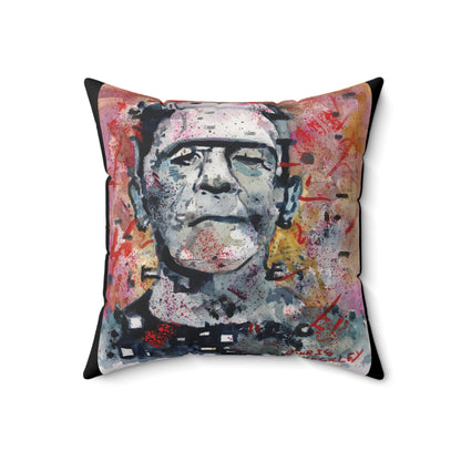 Frankenstein - Spun Polyester Square Pillow