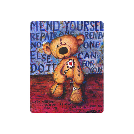 Mend yourself. Repair and renew. No one else can do it for you - Metal Art Print