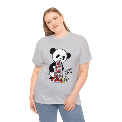 Love Sick Panda - Unisex Heavy Cotton Tee