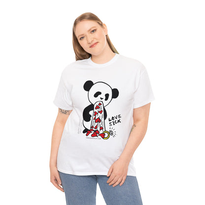 Love Sick Panda - Unisex Heavy Cotton Tee